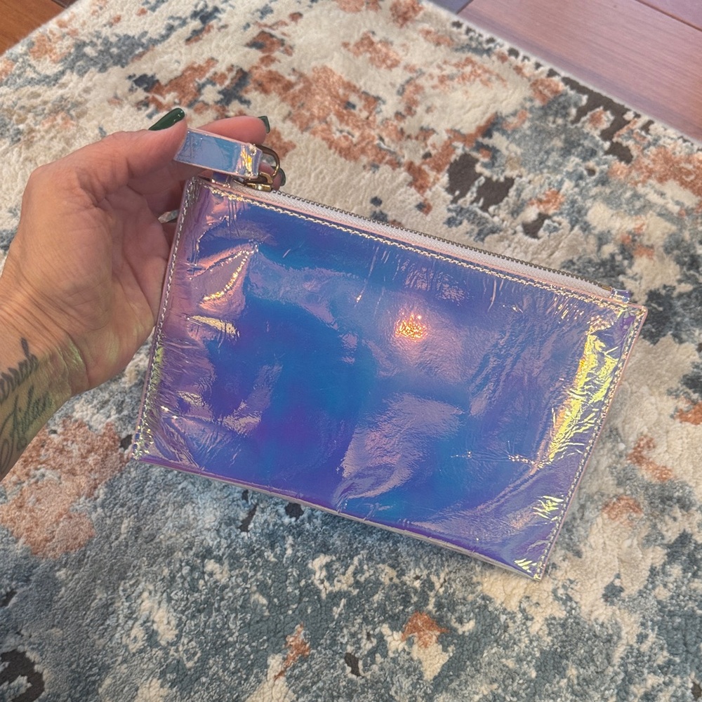 J. Crew Iridescent small Clutch